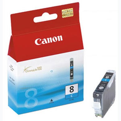 Canon 0621B001/CLI-8C Ink cartridge cyan, 420 pages ISO/IEC 24711 13ml for Canon Pixma IP 3300/4200/6600/MP 960/Pro 9000
