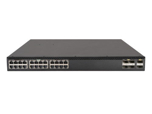 HPE FlexFabric 5710 24XGT 6QSFP+/2QSFP28 Managed L3 10G Ethernet (100/1000/10000) 1U Black