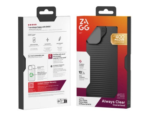 ZAGG Luxe Case Apple iPhone 17e/16e/15/14/13 Black
