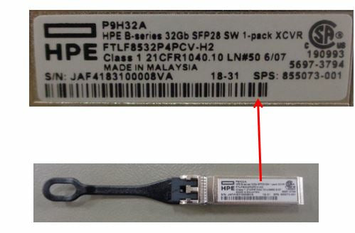 HPE Q0U84B network transceiver module Fiber optic SFP+