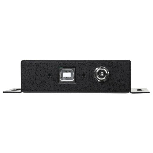 StarTech.com 2 Port Industrial Wall Mountable USB to Serial Adapter Hub with DIN Rail Clips