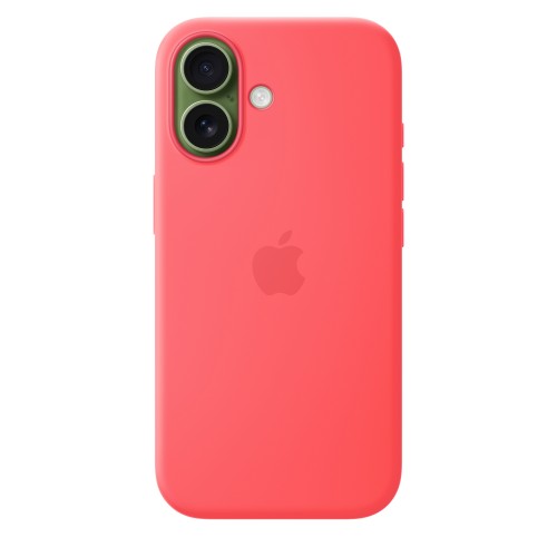 Apple iPhone 17 Silicone Case with MagSafe – Bright Guava