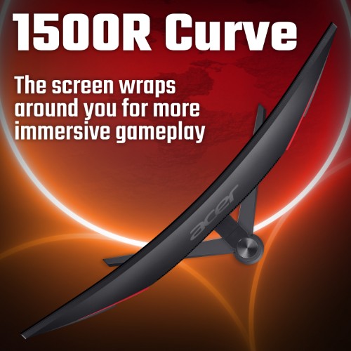 Acer NITRO XZ0 Nitro XZ340CURX0bmiiphx - 34'', WQHD (3440x1440), 200Hz, 1ms, 21:9, 1500R Curve, ZeroFrame, VA, Black