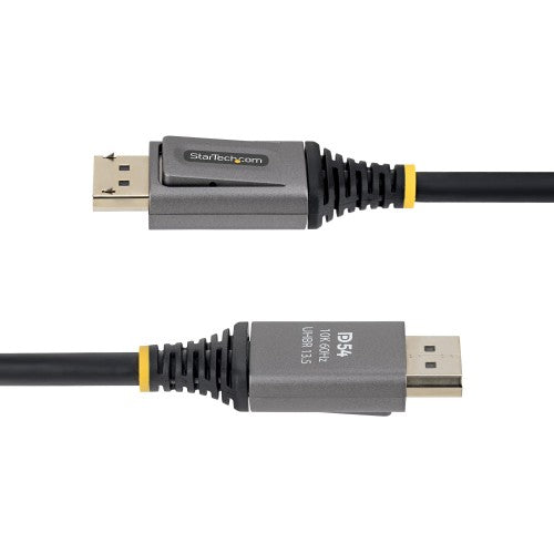 StarTech.com 2m DisplayPort 2.1 Cable, VESA Certified DP54 DisplayPort Cable, Uncompressed 8K 60Hz, 8K 144Hz/4K 240Hz w/DSC 1.2a, DP 2.1 Monitor Cord