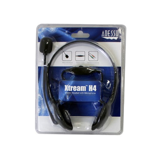 Adesso Xtream H4 - Stereo Headphone/Headset with Microphone