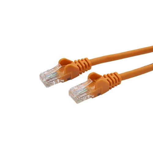 connektgear 2m RJ45 CAT5e UTP Stranded Flush Moulded Network Cable - 24AWG - Orange