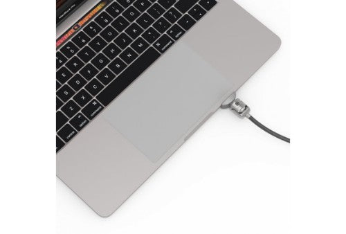 Compulocks Ledge Lock Adapter for MacBook Pro 13" M1 & M2 with Keyed Cable Lock Silver