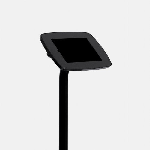 Bouncepad Original Floorstanding Slim with USB Cable | Exposed Front Camera and Home Button | Black | Samsung Galaxy Tab A9 and A11 8.7 Inch (2023 - 2025)