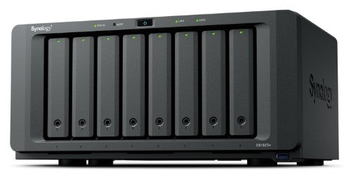 Synology DiskStation DS1825+ NAS/storage server Ryzen Embedded V1500B 8 GB DDR4 0 TB Black