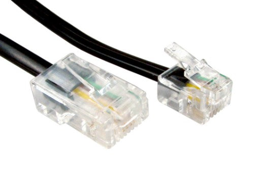Cables Direct RJ11/RJ45 3m Black