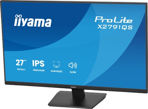 iiyama ProLite X2791QS-B1 computer monitor 68.6 cm (27") 2560 x 1440 pixels Quad HD LED Black