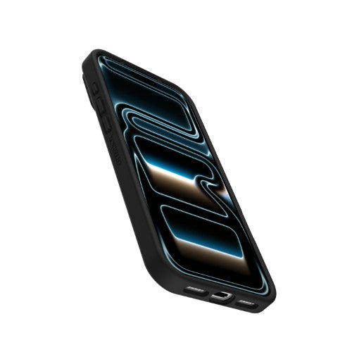 OtterBox React MagSafe Series for Apple iPhone 17 Pro Max, Black Crystal, transparent/black