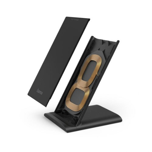 Hama QI-FC10S Smartphone Black USB Wireless charging Fast charging Indoor