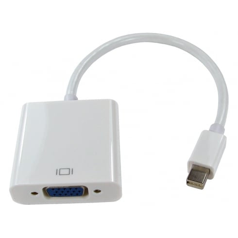 Cables Direct HDMINIDP-VGA015 video cable adapter 0.15 m DisplayPort VGA (D-Sub) White