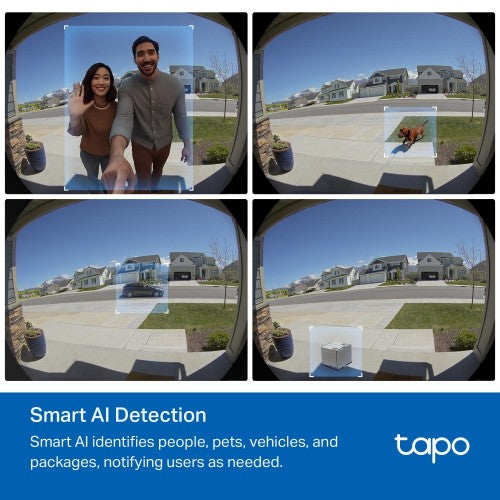 TP-Link Tapo Video Doorbell Camera 1 × D235, 1 × D100C