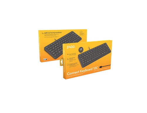 ZAGG Connect 12C keyboard Universal USB QWERTY UK English Black