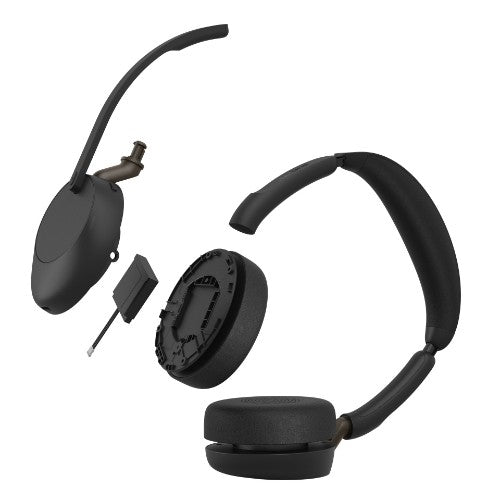 Jabra Evolve3 65 UC - USB-C with Dongle - Stereo (Charging Stand)