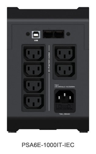 Vertiv PowerUPS 200 Essential PSA6E-1000IT-IEC, 1000VA/525W