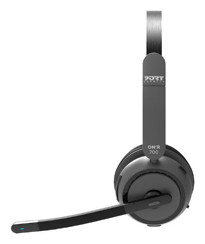 Port Designs 912003 headphones/headset Wired & Wireless Head-band Office/Call center Bluetooth Charging stand Black