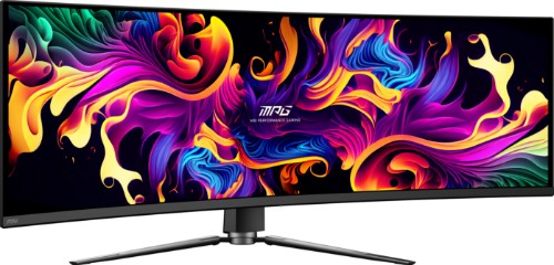 MSI MPG 491CQP QD-OLED computer monitor 124.5 cm (49") 5120 x 1440 pixels Dual WQHD Black