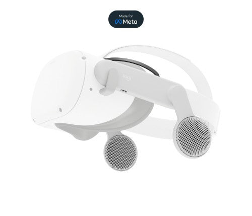 Logitech Chorus Headphones Wired Head-band Virtual reality (VR) USB Type-C White