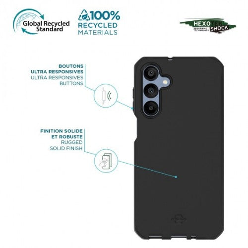 Mobilis 066079 mobile phone case 17 cm (6.7") Cover Black
