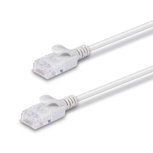 Lindy 1m Cat.6A U/UTP Ultra Slim Network Cable, Grey
