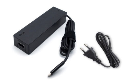 i-tec Metal SB-C Ergonomic 4K 3x Display Docking Station with Power Delivery 85 W + Universal Charger 100 W