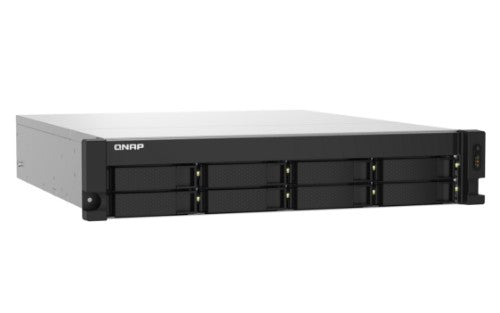 QNAP TS-832PXU-RP NAS Rack (2U) Annapurna Labs AL324 4 GB DDR4 0 TB QNAP Turbo System Black
