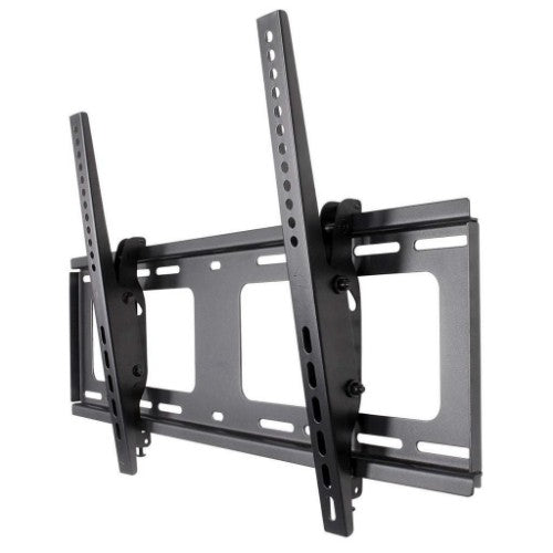 Manhattan Wall Mount for TV & Monitors (Tiltable), For screens 37" to 65", VESA compatability: all between 200x200mm and 600x400mm - check the dimensions of the four mounting holes on back of screen to ensure it fits, Max 80kg, Black, Bracket