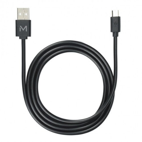 Mobilis 001277 USB cable 1 m USB 2.0 USB A Micro-USB B Black