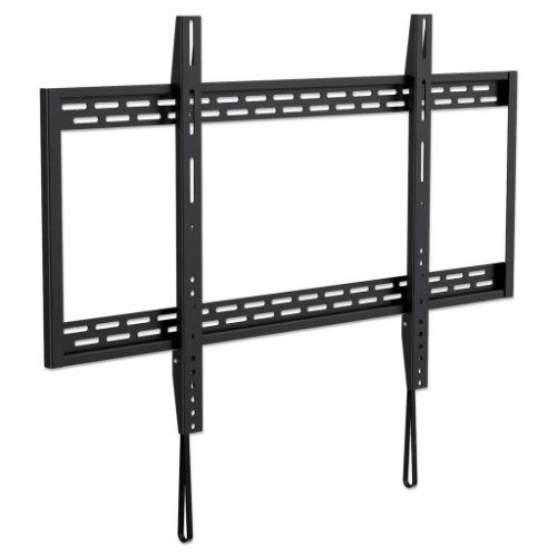 Manhattan Wall Mount for TV & Monitors (Fixed), For screens 60" to 100", VESA compatibility: all between 200x200mm to 900x600mm - check the dimensions of the four mounting holes on back of screen to ensure it fits, Max 50kg, Black, Bracket