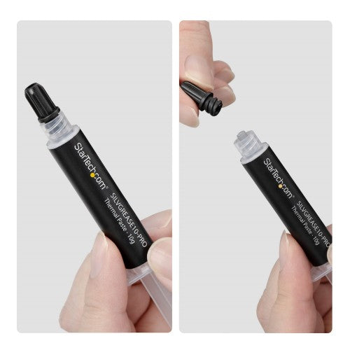 StarTech.com High-Performance Silicone Thermal Paste, 14.5W/m•K Conductivity, Grease Compound for CPUs, GPUs, and ICs, Improves Heat Dissipation in Computers
