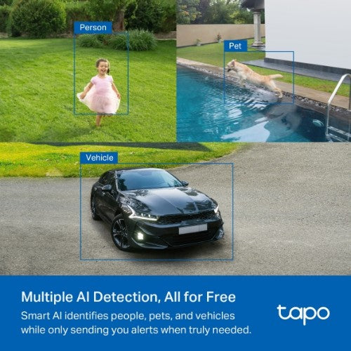 TP-Link Tapo Solar-Powered Security Camera Kit 1 × C425, 1 × A201