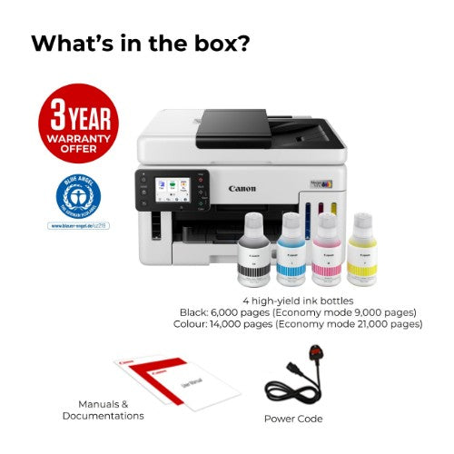 Canon MAXIFY GX6150 Inkjet A4 600 x 1200 DPI Wi-Fi