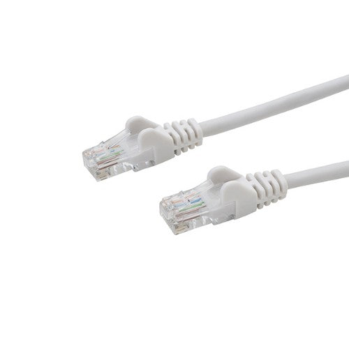 connektgear 1m RJ45 CAT6 UTP Stranded Flush Moulded LS0H Network Cable - 24AWG - White