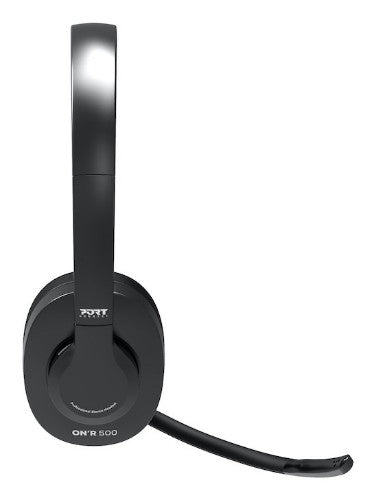 Port Designs 912002 headphones/headset Wireless Head-band Office/Call center Bluetooth Black