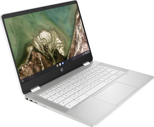 HP Chromebook 14a-na0009na Intel® Celeron® N4120 35.6 cm (14") Full HD 4 GB LPDDR4-SDRAM 64 GB eMMC Wi-Fi 5 (802.11ac) ChromeOS White