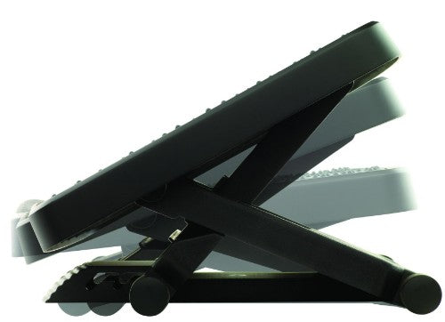 Fellowes Foot Rest Under Desk - Professional Series Ultimate Foot Support Ergonomic Foot Rest with 3 Height Adjustments & Massage Surface - Foot Rest Stool for Office & Home - Black