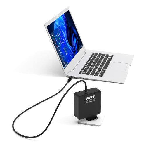 Port Designs 900007B-UK power adapter/inverter Indoor 90 W Black
