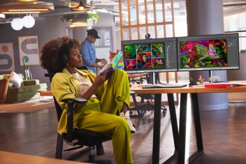 HP Poly Voyager Surround 80 UC Microsoft Teams Certified USB-C Headset +USB-C/A Adapter