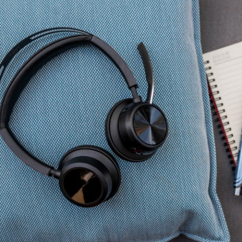 HP Poly Voyager Focus 2 Microsoft Teams Certified USB-C-C Headset +USB-C/A Adapter