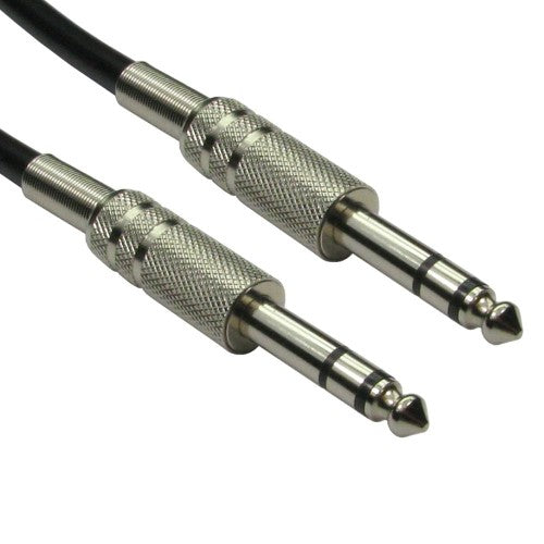 Cables Direct 4635-050NK audio cable 5 m 6.35mm Black, Silver
