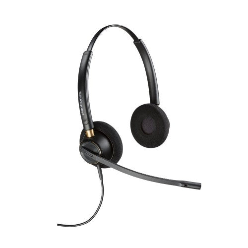 HP Poly EncorePro HW520 Binaural Noise Cancelling Headset (Requires Bottom Cable)