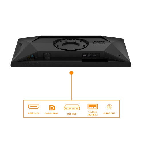 AOC G4 25G4SXU computer monitor 62.2 cm (24.5") 1920 x 1080 pixels Full HD LED Black, Grey