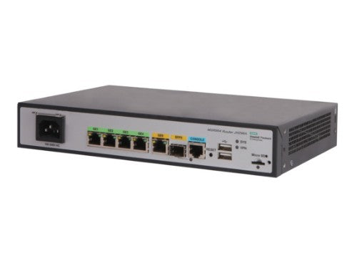HPE MSR954 1GbE SFP 2GbE-WAN 4GbE-LAN CWv7 wired router Gigabit Ethernet Grey