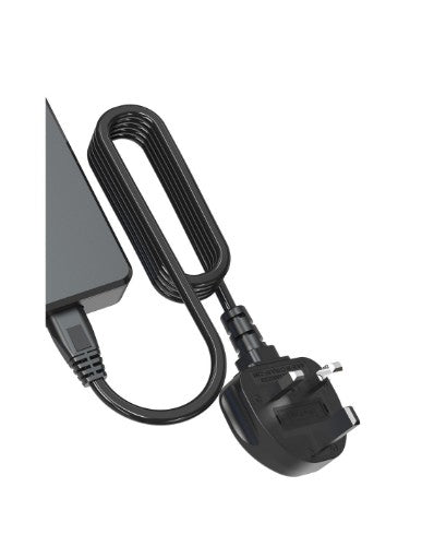 Urban Factory POWEE BLOCK: UNIVERSAL USB-C GAN 65W - CABLE LENGTH 180CM WITH EU & UK POWER CORD