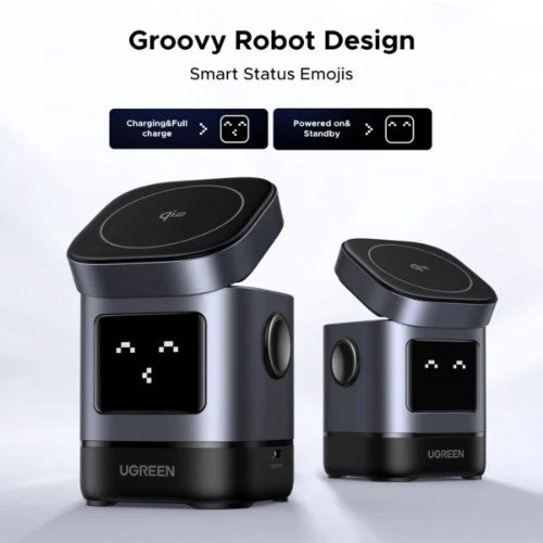 Ugreen 45775 mobile device charger Universal Black, Grey AC Wireless charging Fast charging Indoor