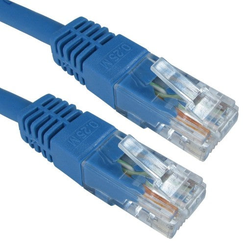 Cables Direct 0.25m Cat6, M - M networking cable Blue U/UTP (UTP)