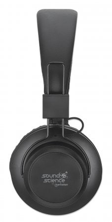 Manhattan Bluetooth On-Ear Headset, Microphone, FM Radio, Integrated Controls, 8 hour usage time, Max Range 10m, MicroSD Card slot, 3.5mm Aux port, Bluetooth v5.0, USB-A charging cable included, Three Year Warranty
